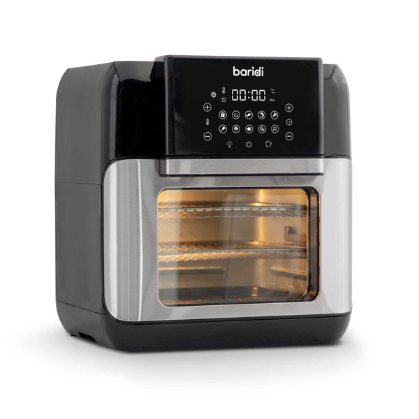 Baridi Air Fryer And Rotisserie Combi, 10 Preset Functions, 1500W, 12L